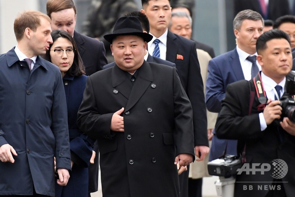 金氏 ウラジオストクに到着 プーチン氏との会談成功に期待示す 写真21枚 国際ニュース Afpbb News