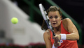 女子テニス、カタール・トータル・オープン（Qatar Total Open 2013）は15日、カタールのドーハ（Doha）でシングルス準々決勝が行われ、大会第4シードのアニエスカ・ラドワンスカ（Agnieszka Radwanska、ポーランド）は6-2、7-5で第10シードのカロリーネ・ボズニアツキ（Caroline Wozniacki、デンマーク）を下し、準決勝進出を決めた。

ラドワンスカは準決勝で大会第1シードのビクトリア・アザレンカ（Victoria Azarenka、ベラルーシ）と対戦する。

リターンを狙うアニエスカ・ラドワンスカ（2013年2月15日撮影）。(c)AFP/AL-WATAN DOHA/KARIM JAAFAR