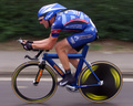 1999年のツール・ド・フランス（Tour de France）に出場するランス・アームストロング（Lance Armstrong）氏（1999年7月11日撮影）。(c)AFP/JOEL SAGET