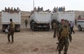 イスラム過激派組織「イスラム国（IS）」が支配するイラク中部ファルージャの南方の村からイラク軍の支援によって脱出してきた避難民たち（2016年6月12日撮影）。(c)AFP/MOADH AL-DULAIMI