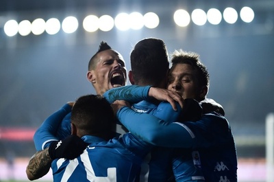 ナポリ、途中出場ミリクの決勝弾でアタランタに勝利