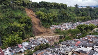 コロンビアで土砂災害、11人死亡