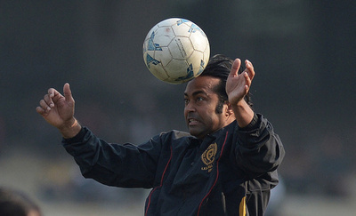 ブラジル往年の名選手らがインドでエキシビションマッチ