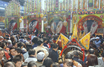 旧正月でブタを奉納 - 台湾