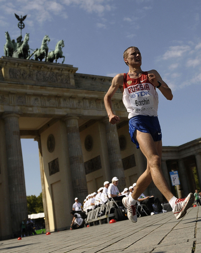 ボルチンが20キロ競歩を制す 森岡は11位、世界陸上ベルリン大会