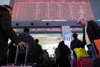 春節期間の鉄道切符、販売数1億枚を突破 発売から8日目で 中国