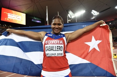 カバレロが女子円盤投げで優勝、第15回世界陸上