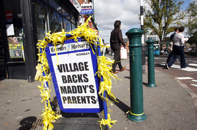 英女児の行方不明事件、車の血痕はマデリンちゃんのものとは特定できず