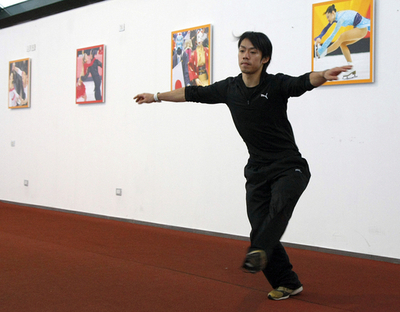 高橋大輔 グランプリ・ファイナル･SPの公式練習に臨む