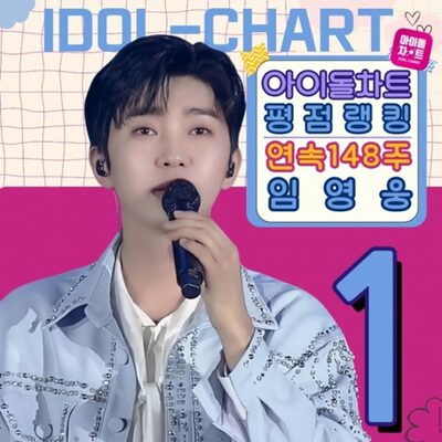 アイドルチャート評点ランキング、今週の1位もイム・ヨンウン