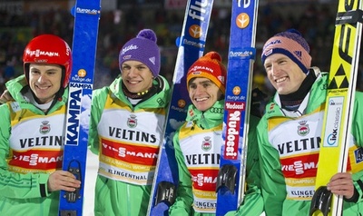 ドイツが開幕戦の団体を制覇、ジャンプW杯男子