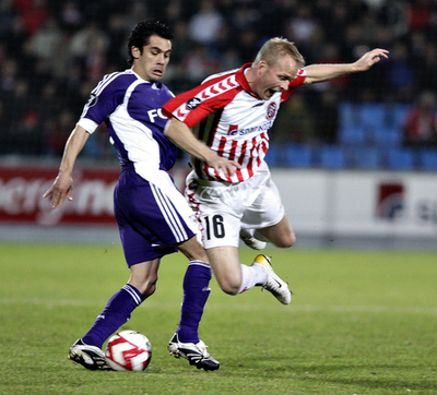 アンデルレヒト アウェーでオールボーBKと引き分ける