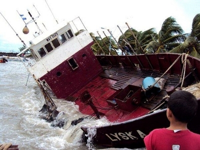 熱帯低気圧による風雨で4万人に影響、ニカラグア