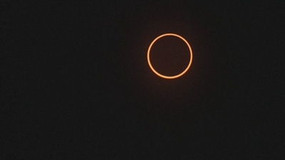動画:金環日食、米大陸で観測