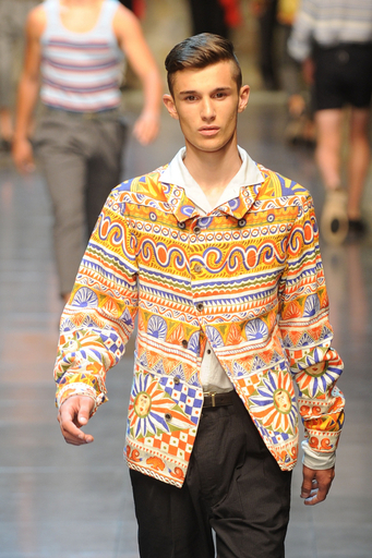 ＜13年春夏ミラノ・メンズコレクション＞ドルチェ＆ガッバーナ