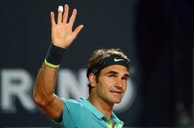 フェデラーが同胞対決制す、ジョコビッチとの決勝へ イタリア国際