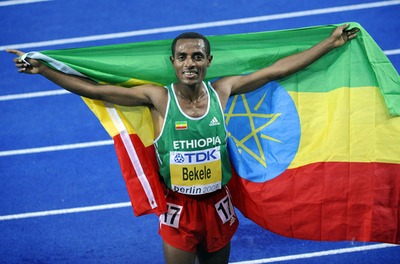 ベケレが男子10000で大会4連覇、世界陸上ベルリン大会
