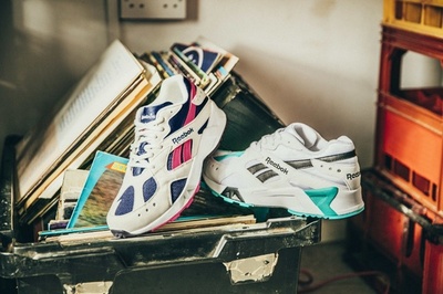 「リーボック」90’sモデルのアズトレック復刻、広告にワナワン起用