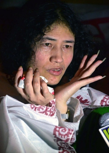 14年間ハンスト女性、釈放されて2日後に再逮捕 インド