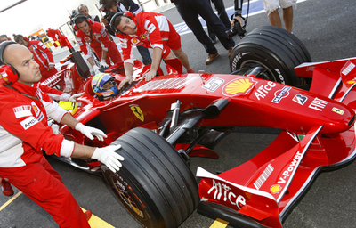 マッサ ベルギーGP・フリー走行1回目は2周に終わりノータイム