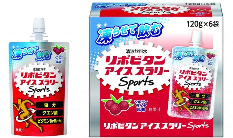 リポビタンアイススラリー Sportsに「ソルティライチ風味」(無果汁)新登場!