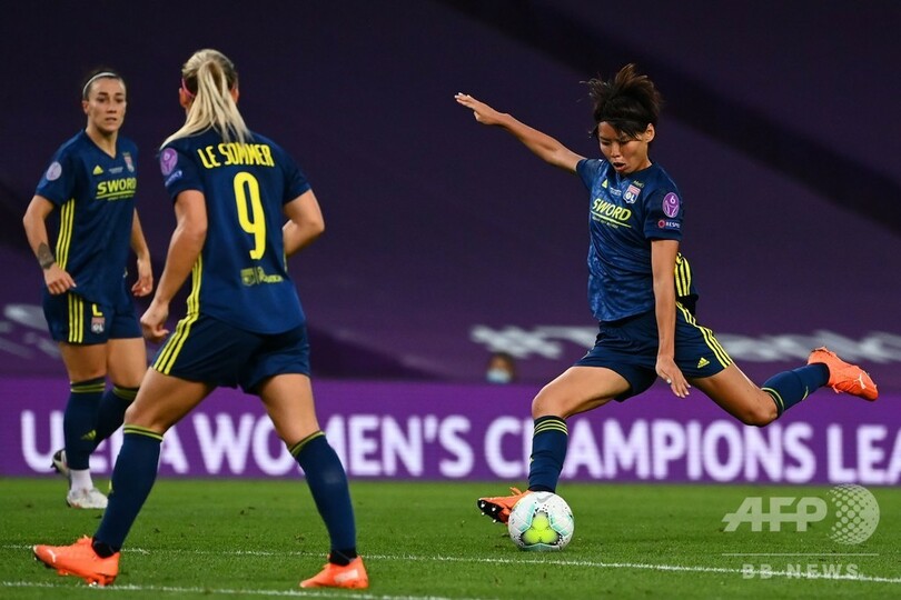 リヨンが女子欧州CL5連覇、熊谷が強烈ミドルで決勝点