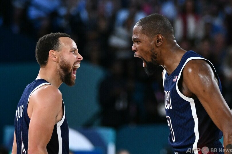 米国がバスケ男子5連覇 決勝でフランス下す パリ五輪