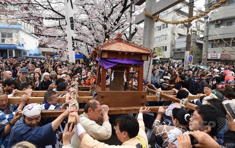 外国人観光客にも人気 川崎市の奇祭 かなまら祭り 写真19枚 国際ニュース Afpbb News