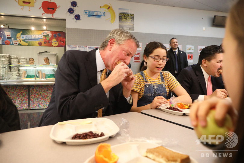 米NYの全学校で「ミートレスマンデー」実施へ、ベジタリアン向け食事提供 米NYの全学校で「ミートレスマンデー」実施へ、ベジタリアン向け食事提供