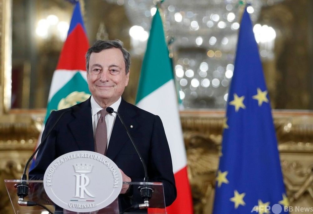 イタリア新首相にドラギ氏 「スーパーマリオ」手腕に期待