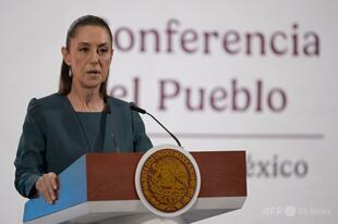 メキシコ大統領、移民の権利尊重を呼びかけ 米デモ衝突受け