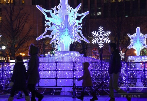 クリスマス☆イルミネーション☆B 楽天市場】2025 イルミネーション 青白 ブルー&ホワイト 日本