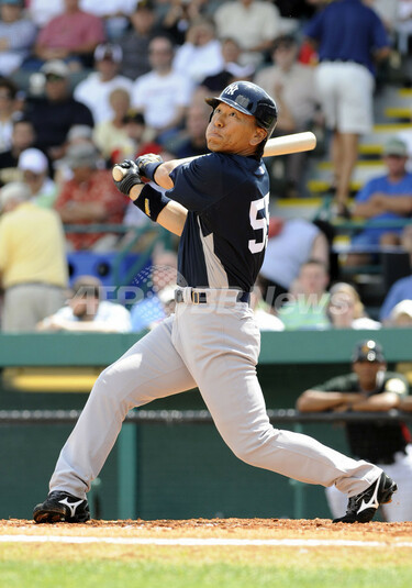松井秀喜 パイレーツ戦で2打数1安打 写真4枚 国際ニュース：AFPBB News