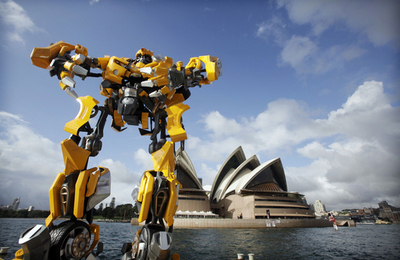 「トランスフォーマー」のバンブルビー、シドニーに出現