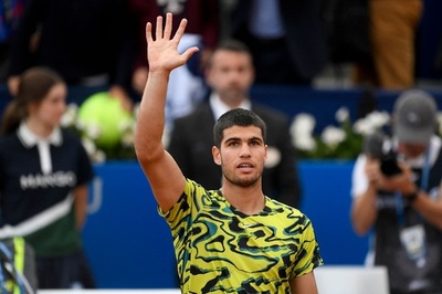 アルカラスが快勝で初戦突破、バルセロナOP