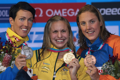 ＜第12回世界水泳選手権＞競泳、レントン アルシャマーとフェルドハゥスを抑え女子50メートル自由形で優勝 - オーストラリア