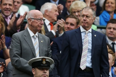 1966年W杯優勝メンバー、ウィンブルドンのセンターコートに登場