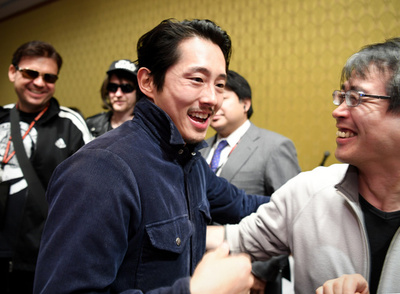 人気ドラマ「ウォーキング・デッド」キャスト来日、ファンと交流
