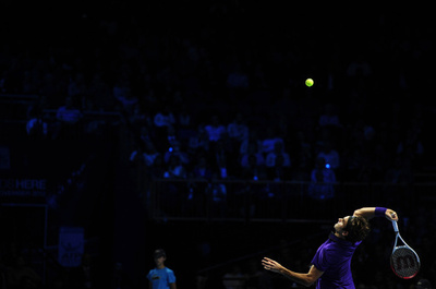 フェデラーがティプサレビッチ下す、ATPツアー・ファイナル