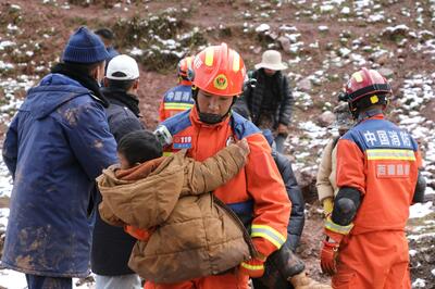 中国西蔵自治区丁青県で土砂崩れ 3人死亡、7人不明