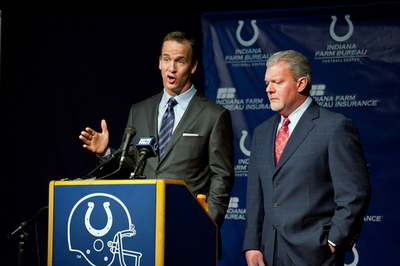 ペイトン・マニングがコルツを退団