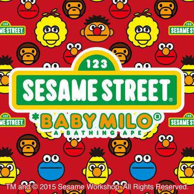 ア ベイシング エイプ×セサミ ストリート、コラボアイテム25日発売