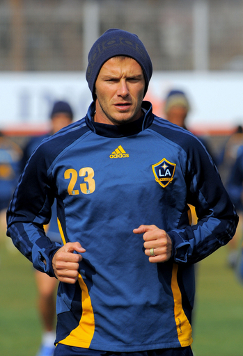 ロサンゼルス・ギャラクシー FCソウル戦に向けて練習を行う
