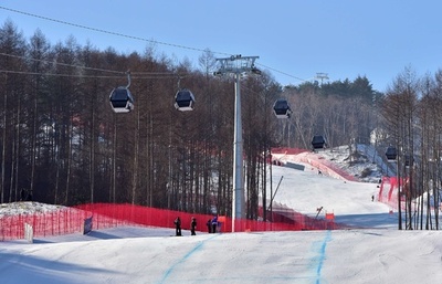 平昌冬季五輪のアルペン会場、トップ選手は「楽しい」と口そろえる