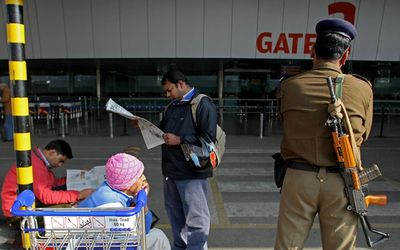 インド首都の国際空港で発砲？治安当局は否定