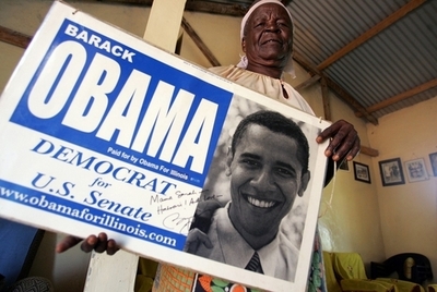 ケニアのオバマ氏祖母宅に村人集まる、「ケニアの誇り」と勝利に歓喜