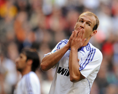 ロッベン マドリードダービーへの出場は不透明