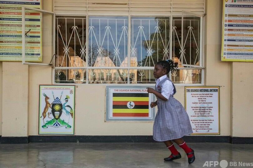 コロナ禍で閉鎖の学校、約2年ぶりに再開 ウガンダ