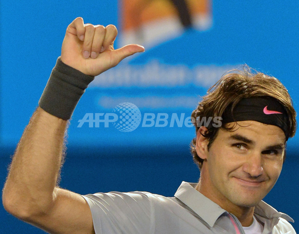 フェデラーが四大大会35回連続の8強入り、全豪オープン 写真10枚 国際