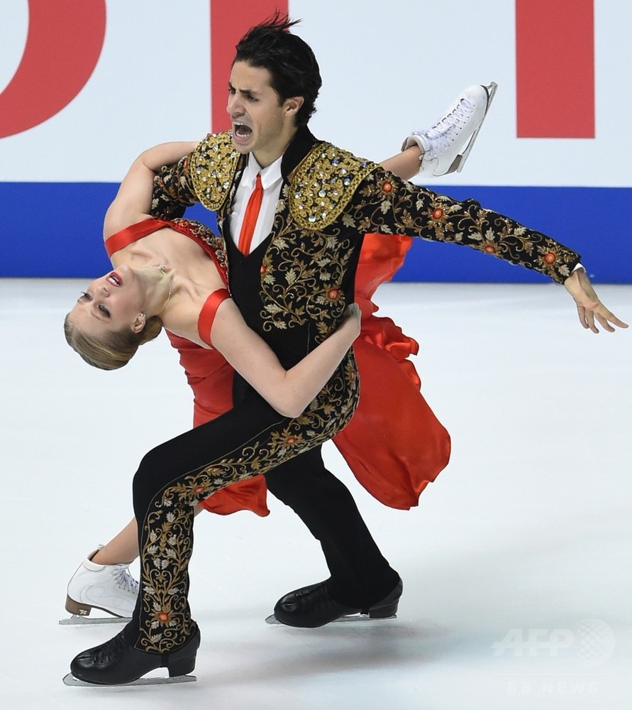 ウィーバー ポジェ組がアイスダンス首位発進 リード組は7位 Nhk杯 写真17枚 国際ニュース Afpbb News